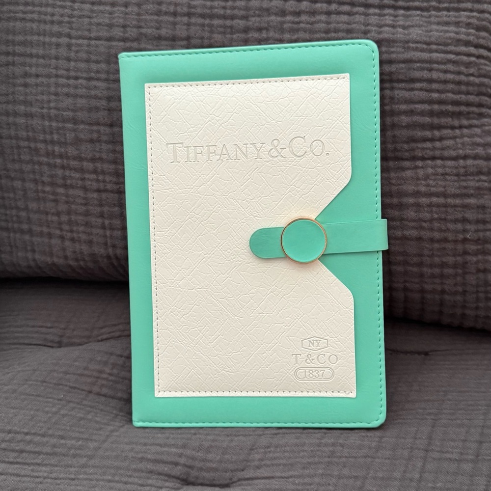Tiffany & Co. White and Teal Notebook GWP
